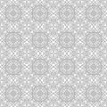 Gray ornate pattern. Seamless vector