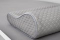 Gray orthopedic pillow