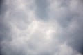 gray overcast sky with clouds Royalty Free Stock Photo