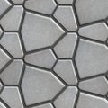 Gray Pavement - Different Size of Polygons