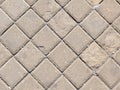 Gray paving slabs Royalty Free Stock Photo