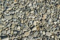 Gray pebbles as nature background. Beautiful sea stones of different sizes. Excellent natural concept Royalty Free Stock Photo