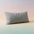A gray pillow on a gradient background Royalty Free Stock Photo