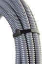 Gray plastic corrugated