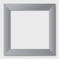 Gray plastic frame for text or image on squared background.