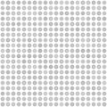 Gray polka dot pattern with rings. Seamless vector background Royalty Free Stock Photo