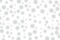 Gray polka dots pattern walpaper concept geometric circle shape vector background for web and print Royalty Free Stock Photo
