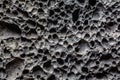 gray porous pumice stone