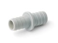 Gray PVC pipe insert coupling Royalty Free Stock Photo