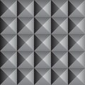 Gray pyramids seamless pattern background Royalty Free Stock Photo