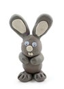 Gray rabbit Royalty Free Stock Photo