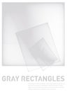 Gray rectangles on white background