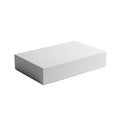 A gray rectangular object on a white background Royalty Free Stock Photo