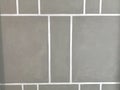 Gray rectangular tile wall pattern Royalty Free Stock Photo