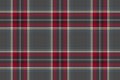 Gray red check texture background seamless pattern