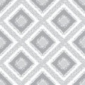 Gray rhombus carpet seamless pattern