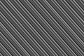 Gray ribbed background ribbed inclined stripes canvas base monochrome web design Royalty Free Stock Photo