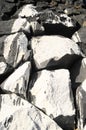 Gray Rock Ancient Wall Royalty Free Stock Photo