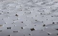 Gray rubber mat for bath with pattern as background, imitation of river stone Royalty Free Stock Photo