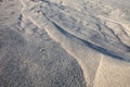 Gray sand surface Royalty Free Stock Photo