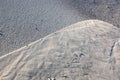 Gray sand surface Royalty Free Stock Photo