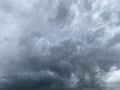 gray scary storm clouds in the sky horizontal photo Royalty Free Stock Photo