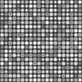 Gray seamless pattern. Abstract mosaic of the squares. Royalty Free Stock Photo
