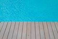 Gray-shera board beside the pool. Royalty Free Stock Photo