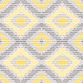 Gray Shibori Textile Vector Seamless Pattern.