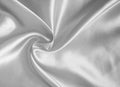 Gray silk texture luxurious satin for abstract background. beautiful white fabric Royalty Free Stock Photo