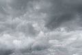 Gray sky, rain. Royalty Free Stock Photo