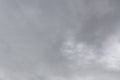 Gray sky, rain. Thunderclouds over horizon, dark, gray Royalty Free Stock Photo