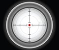 Gray sniper target Royalty Free Stock Photo