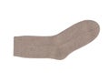 Gray sock isolated on a white