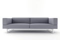 Gray sofa isolated on white background