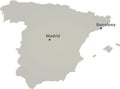 Gray Spain map