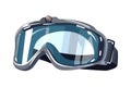 gray sport goggles for winter sports