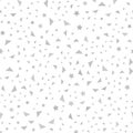 Gray star and triangle pattern. Seamless vector background