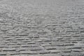 Gray stone pavement background texture Royalty Free Stock Photo
