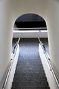 Stone staircase steps in modern building Royalty Free Stock Photo