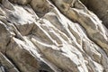 Gray stone texture of Rock layers. Bacground Royalty Free Stock Photo