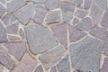 Gray stone tile. Italy walking paths