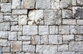 Gray stone wall Royalty Free Stock Photo
