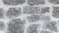 Gray stone wall background. The texture of the stone. Old castle wall background. Stone wall as a background or texture. Part of Royalty Free Stock Photo