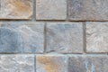 Gray stone wall closeup background texture Royalty Free Stock Photo
