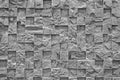 Gray stone wall texture, gypsum pixels tiles for interior design