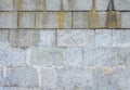 Gray stone wall texture. Horizontal frame Royalty Free Stock Photo