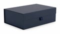 Gray storage box with lid Royalty Free Stock Photo