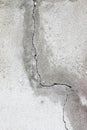Concrete wall crack Royalty Free Stock Photo