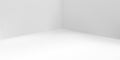 Gray studio background backdrop 3D room product lightbox vector white light box